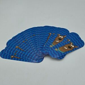 Scooby-Doo Hanna-Barbera Oval Playing Cards with Rare Blue Case Cards Game Night